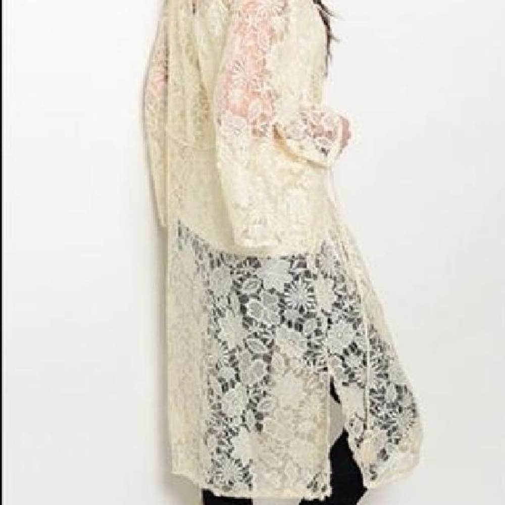 Ark & Co Bohemian Crochet Duster - Picture 4 of 8